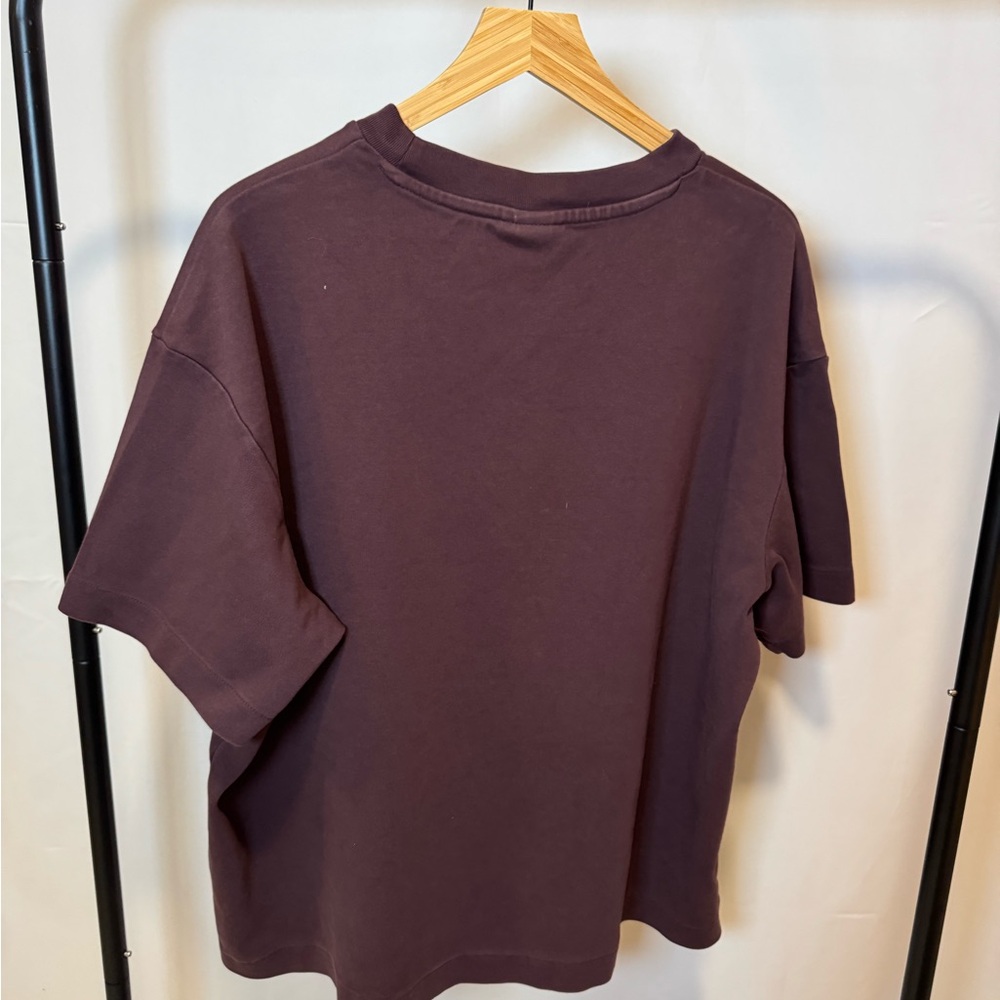 Men’s Casual Burgundy Top box fit H&M